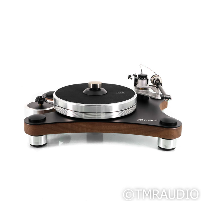 VPI Prime 21 Belt drive Turntable; Walnut; JMW Gimbal 10" 3D (No Cartridge)
