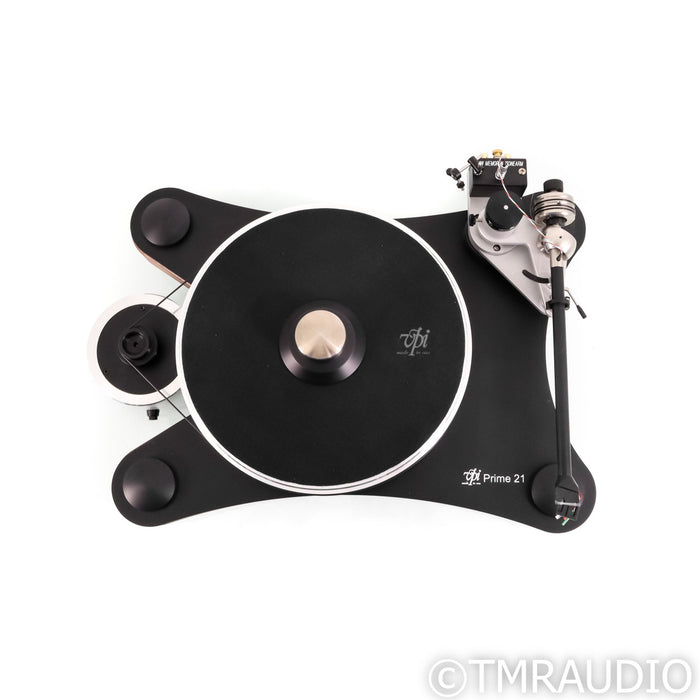 VPI Prime 21 Belt drive Turntable; Walnut; JMW Gimbal 10" 3D (No Cartridge)