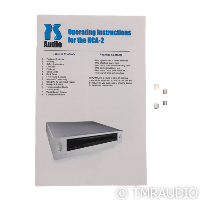 PS Audio HCA-2 Stereo Power Amplifier