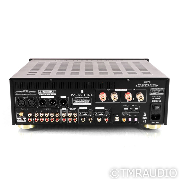 Parasound Halo HINT 6 Stereo Integrated Amplifier; MM & MC Phono