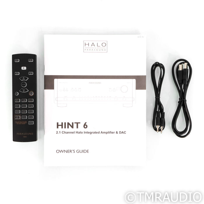 Parasound Halo HINT 6 Stereo Integrated Amplifier; MM & MC Phono