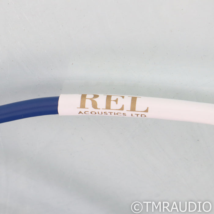 REL Acoustics Bassline Blue Subwoofer Cable; 3m Interconnect