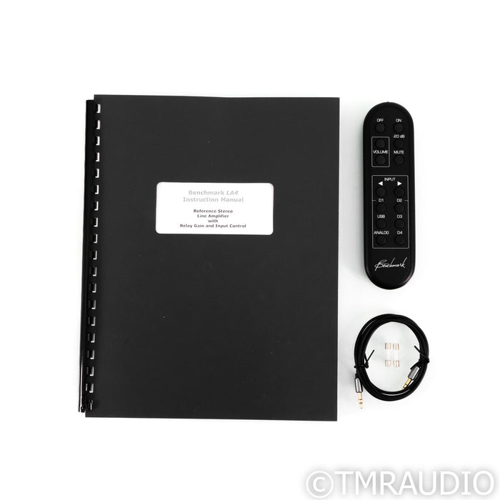 Benchmark Media LA-4 Stereo Preamplifier; w/ Remote
