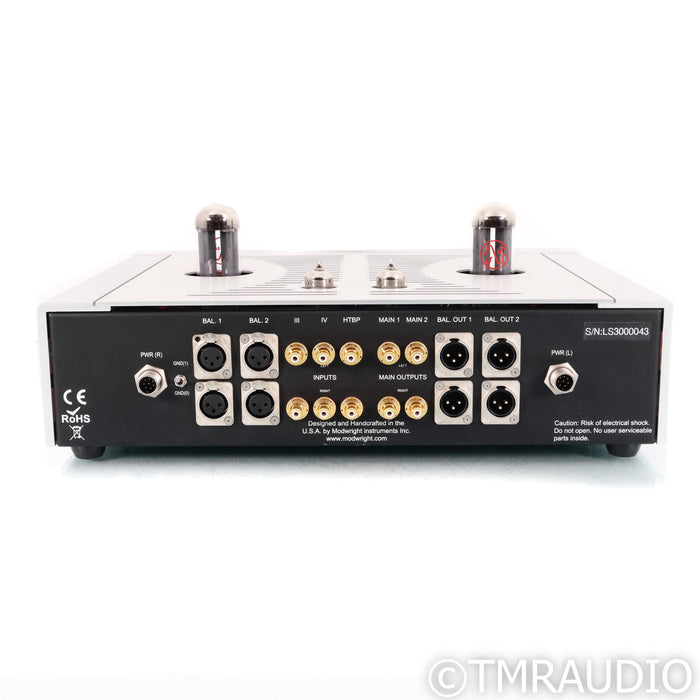 ModWright Instruments LS300 Stereo Tube Preamplifier; With PS300
