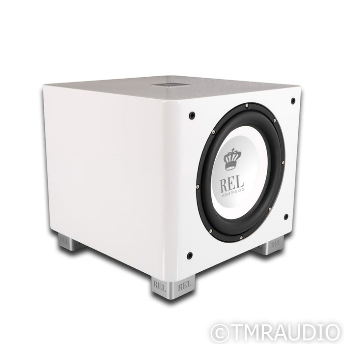 REL Acoustics T/9x 10" Powered Subwoofer; High Gloss White