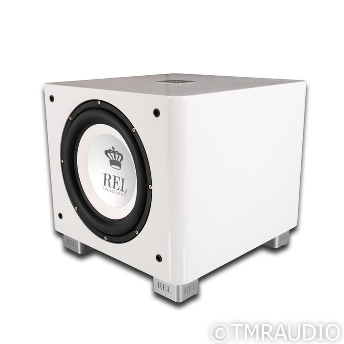 REL Acoustics T/9x 10" Powered Subwoofer; High Gloss White