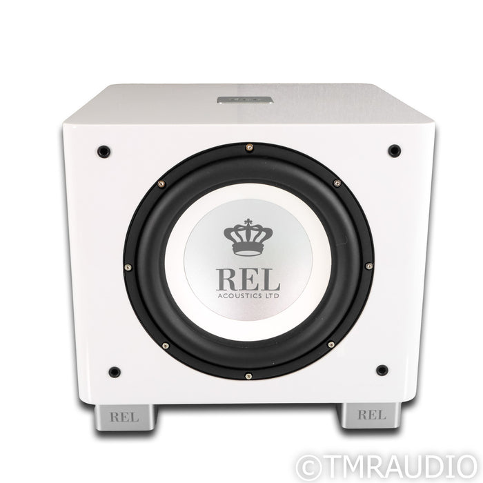 REL Acoustics T/9x 10" Powered Subwoofer; High Gloss White