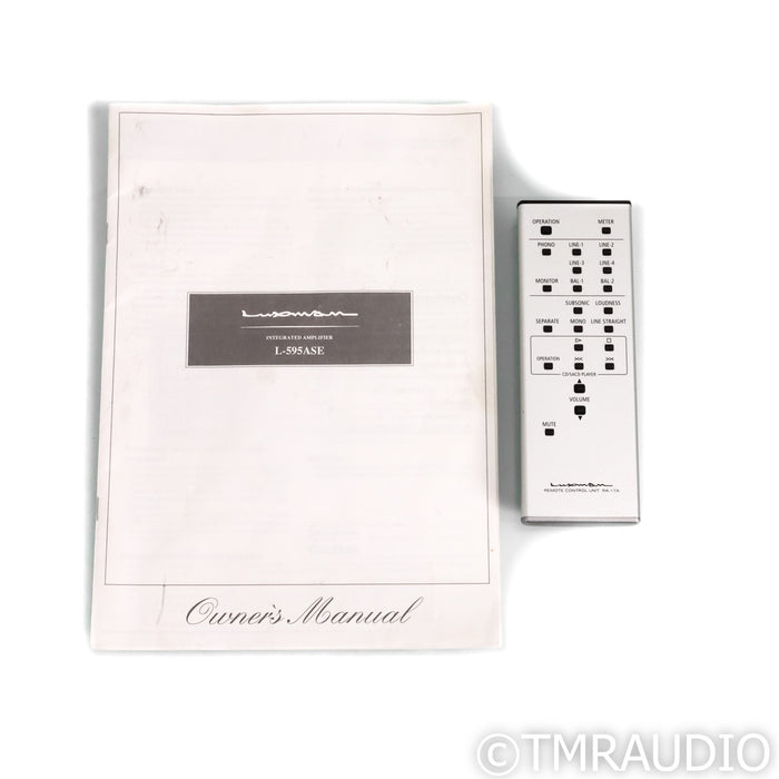 Luxman L-595ASE Stereo Integrated Amplifier; MM & MC Phono