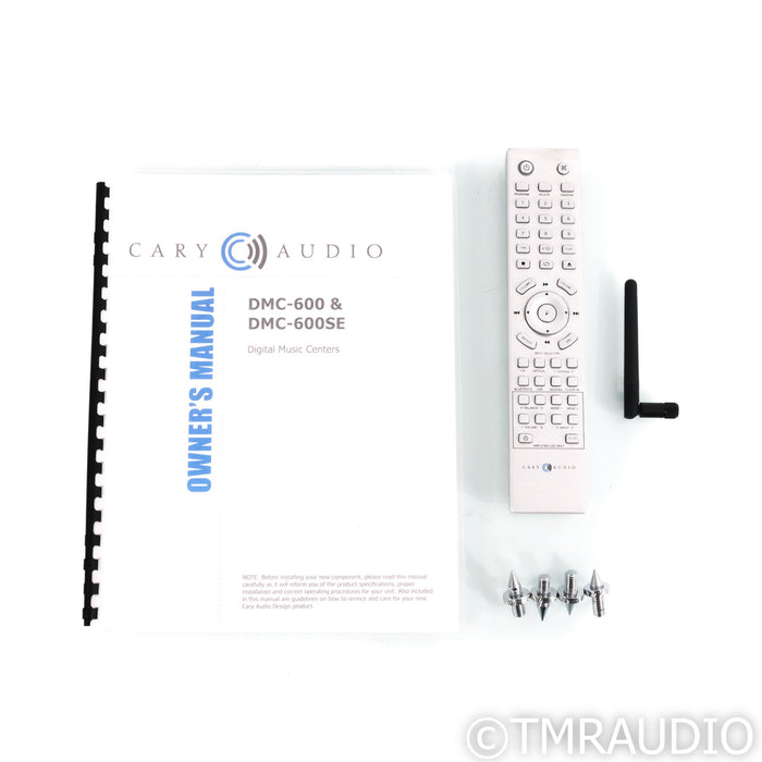 Cary Audio Design DMC-600SE Tube Hybrid CD Player & DAC; Bluetooth
