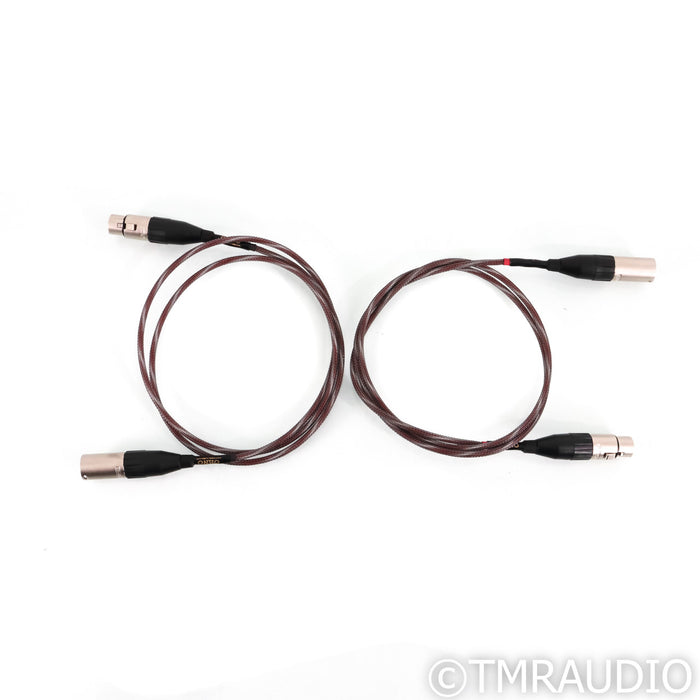 Audience OHNO XLR Cables; 1.25m Pair Balanced Interconnects (Open Box)