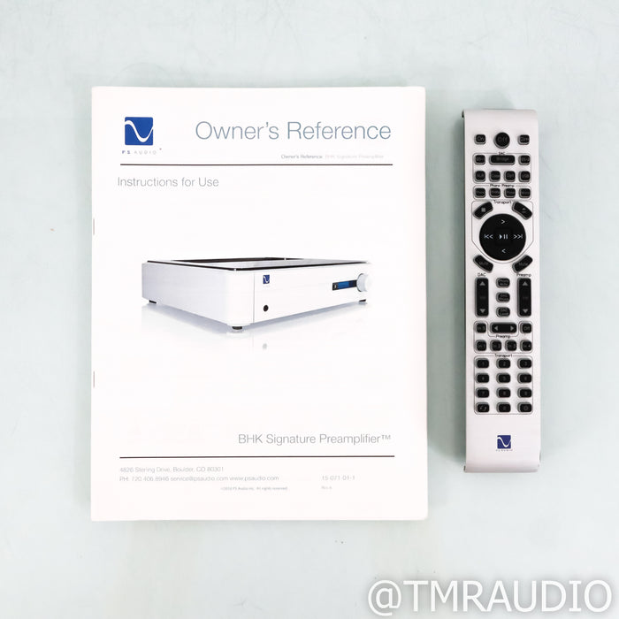PS Audio BHK Signature Stereo Tube Hybrid Preamplifier