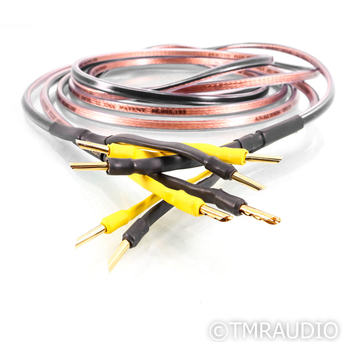 Analysis Plus Black Oval 12 Speaker Cables; 12ft Pair