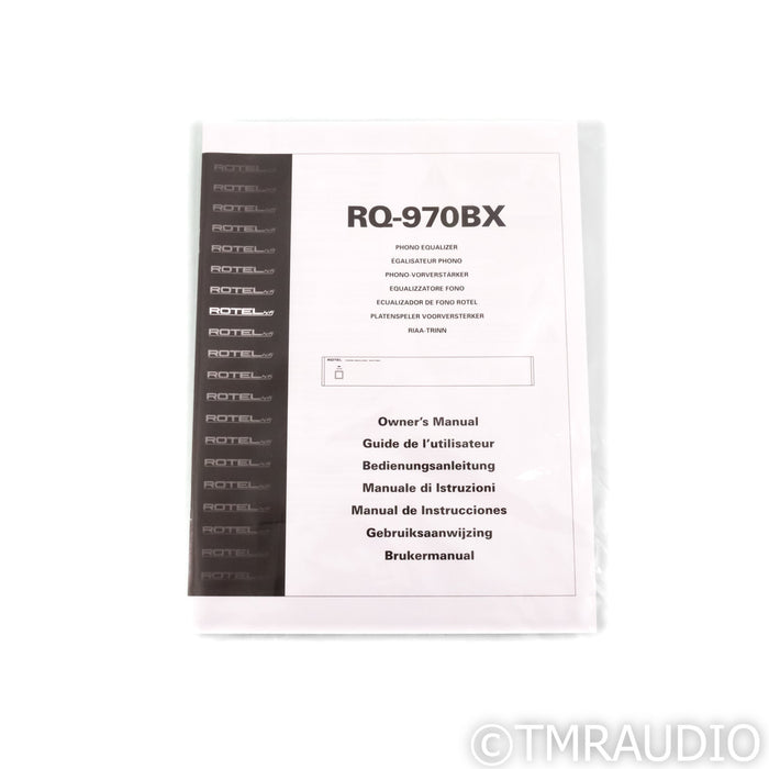 Rotel RQ-970BX MM & MC Phono Preamplifier