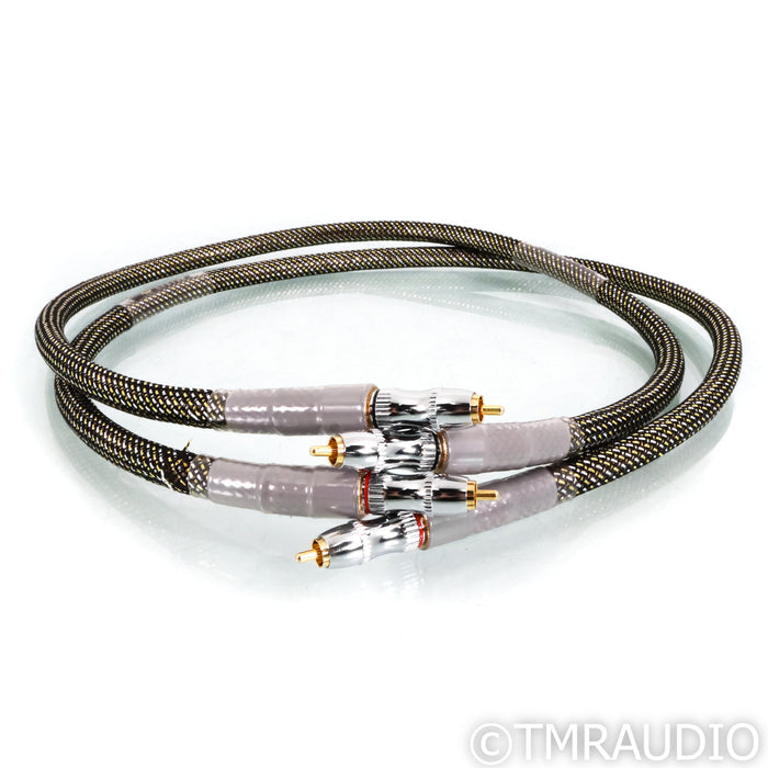 Acoustic Zen Absolute Copper RCA Cables; 1m Pair Interconnects