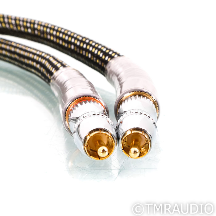 Acoustic Zen Absolute Copper RCA Cables; 1m Pair Interconnects