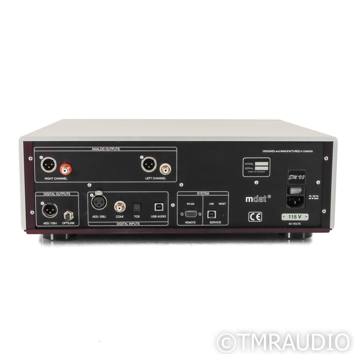 EMM Labs XDS1 V3 CD & SACD Player; DAC (Just Serviced)