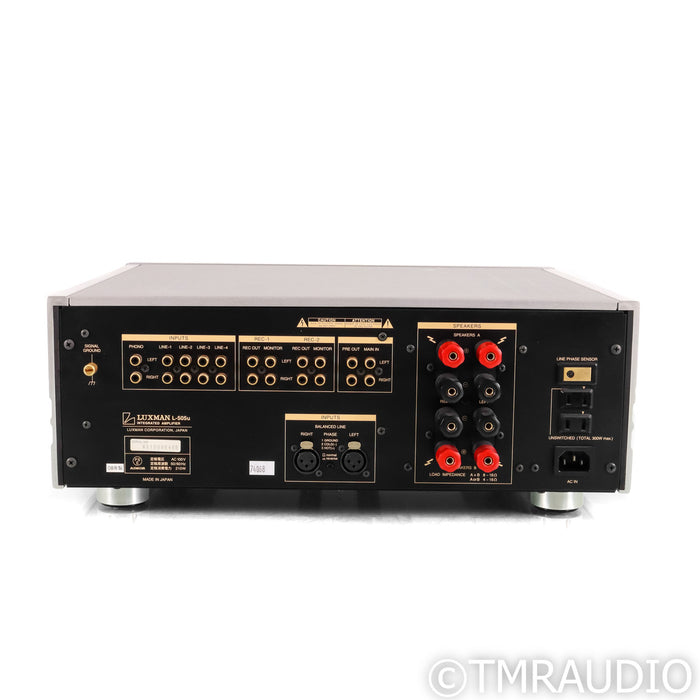 Luxman L-505u Stereo Integrated Amplifier; MM & MC Phono