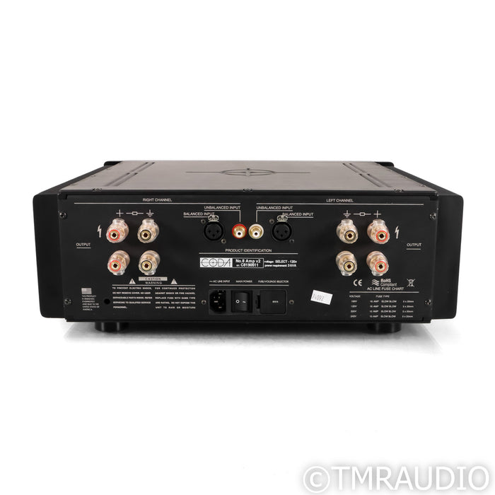 Coda Continuum No. 8 V2 Stereo Power Amplifier