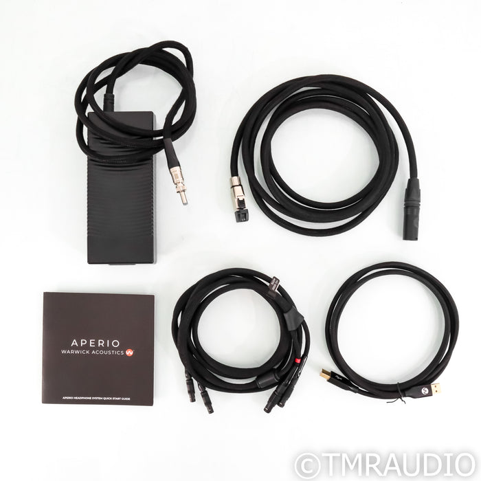 Warwick Acoustics Aperio Electrostatic Headphone System; Black Limited Edition