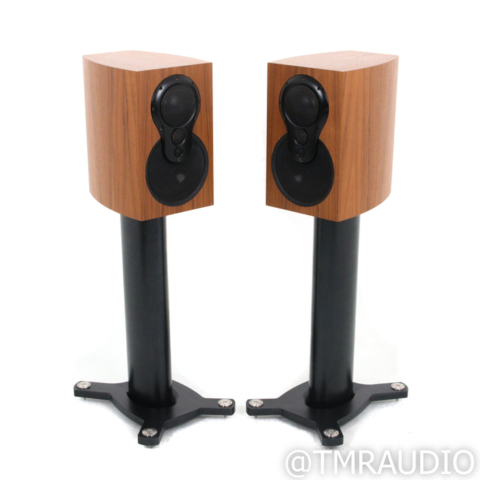 Linn Akudorik (Passive) Bookshelf Speakers; Walnut Pair with Stands