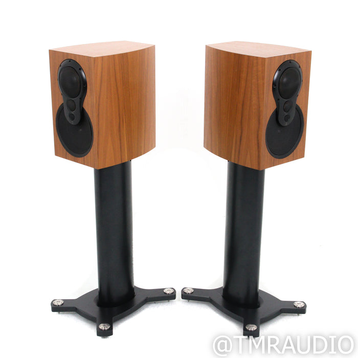 Linn Akudorik (Passive) Bookshelf Speakers; Walnut Pair with Stands
