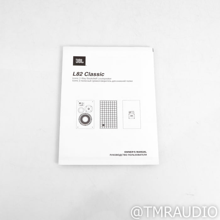 JBL L82 Classic Bookshelf Speakers; Pair w/ Blue Grills