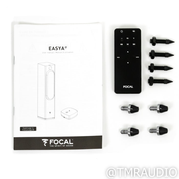 Focal Easya Wireless Active Floorstanding Speakers; Gloss Black Pair