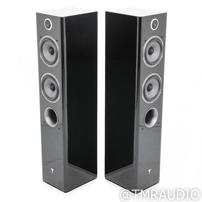 Focal Easya Wireless Active Floorstanding Speakers; Gloss Black Pair