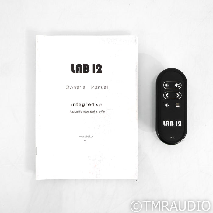 Lab12 Integre4 MKII Stereo Tube Integrated Amplifier