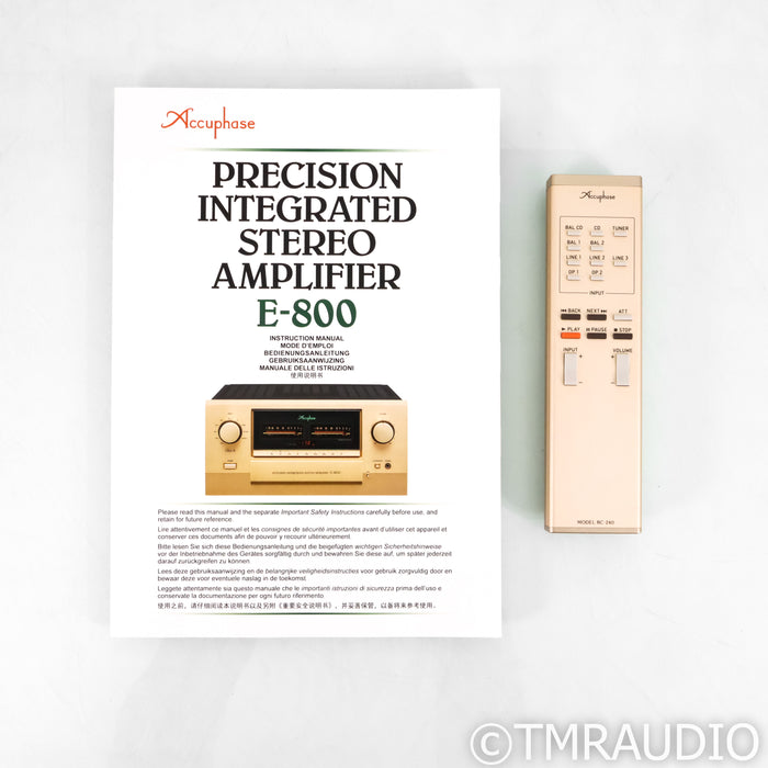Accuphase E-800 Stereo Integrated Amplifier