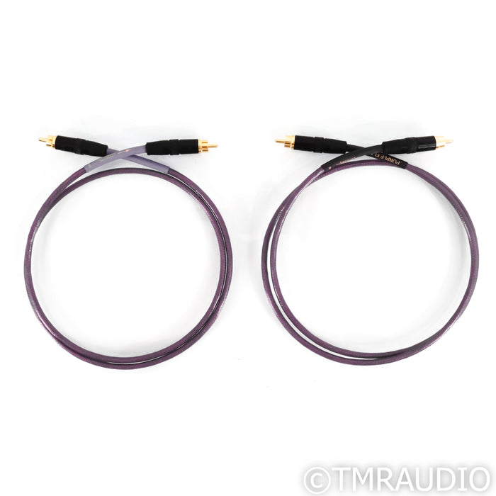 Nordost Purple Flare RCA Cables; 1m Pair Interconnects
