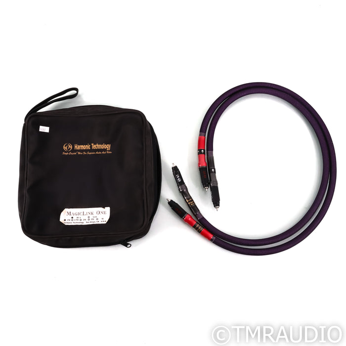 Harmonic Technology Magic Link One RCA Cables; 1m Pair Interconnects