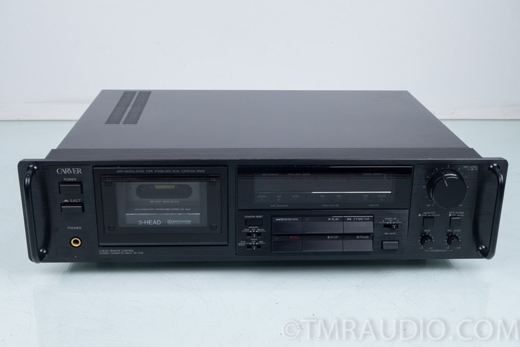 Carver TD-1700 Stereo Cassette Deck / Tape Recorder