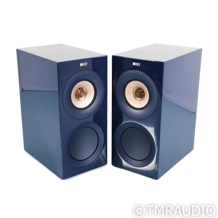 KEF R3 Meta Bookshelf Speakers; Indigo Gloss Pair
