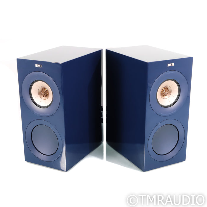 KEF R3 Meta Bookshelf Speakers; Indigo Gloss Pair
