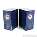 KEF R3 Meta Bookshelf Speakers; Indigo Gloss Pair