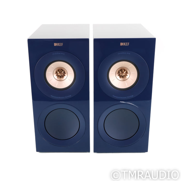 KEF R3 Meta Bookshelf Speakers; Indigo Gloss Pair