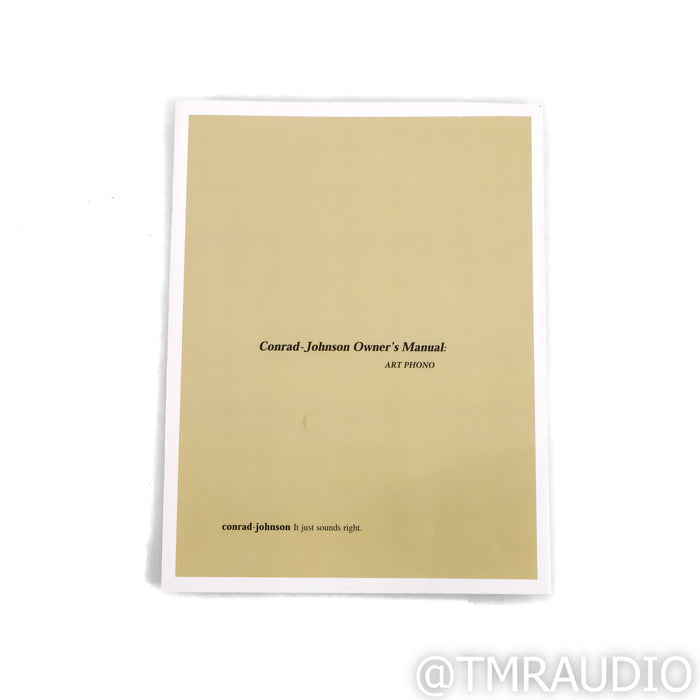 Conrad-Johnson ART Phono Tube MM & MC Phono Preamplifier