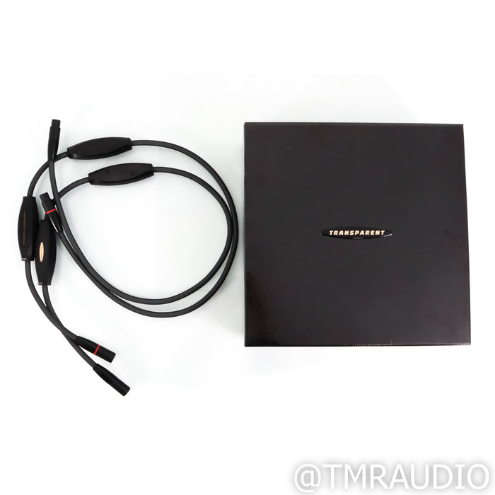 Transparent Audio Reference MM2 XLR Cables; 4ft Pair Balanced Interconnects