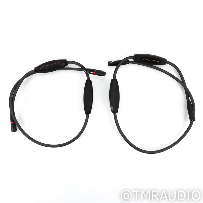 Transparent Audio Reference MM2 XLR Cables; 4ft Pair Balanced Interconnects