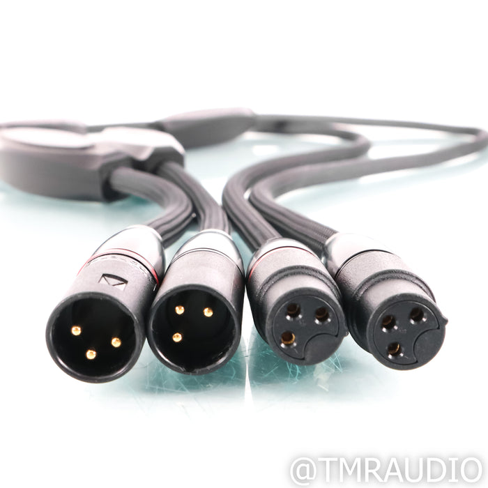 Transparent Audio Reference MM2 XLR Cables; 4ft Pair Balanced Interconnects