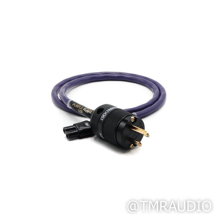 Nordost Purple Flare Power Cable; Leif Series 1m Figure 8 AC Cord