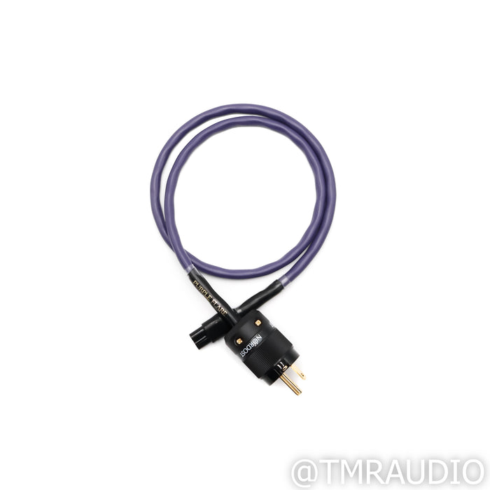 Nordost Purple Flare Power Cable; Leif Series 1m Figure 8 AC Cord