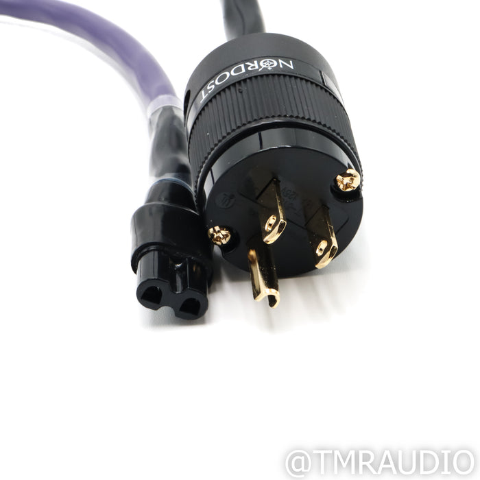 Nordost Purple Flare Power Cable; Leif Series 1m Figure 8 AC Cord