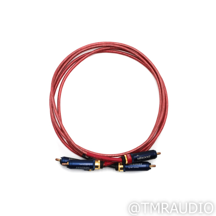 Nordost Heimdall RCA Cables; 1m Pair Interconnects w/ Locking WBT-0110 Cu