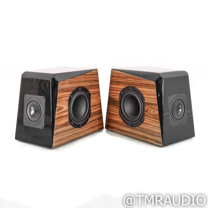 Audience ClairAudient 1+1 V2+ Bookshelf Speakers; Rosewood & Black Pair