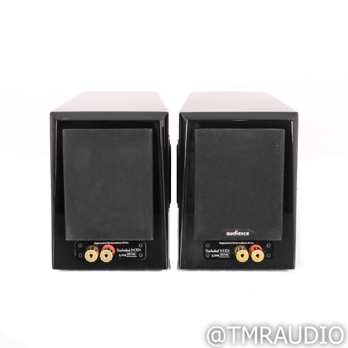 Audience ClairAudient 1+1 V2+ Bookshelf Speakers; Rosewood & Black Pair