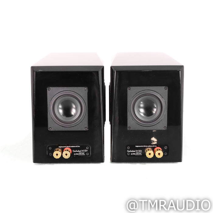 Audience ClairAudient 1+1 V2+ Bookshelf Speakers; Rosewood & Black Pair