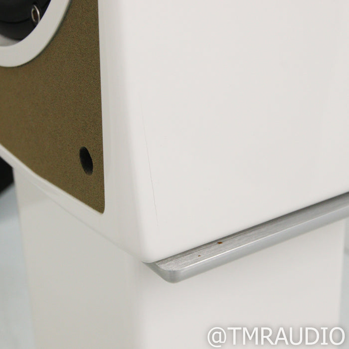 Wilson Audio Duette Series 1 Bookshelf Speakers; White Pair w/ Stands
