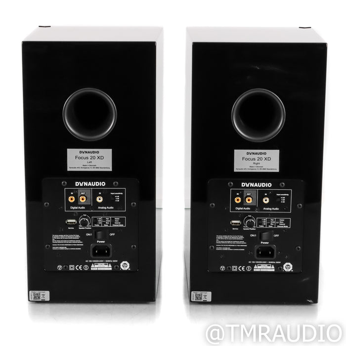Dynaudio Focus 20 XD Active Bookshelf Speakers; Black Pair